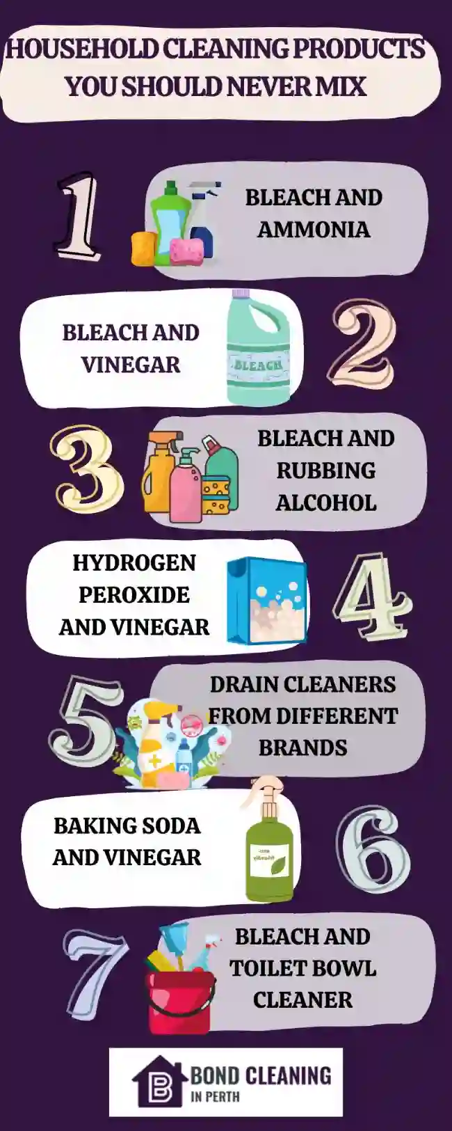 Info on Cleaning Products You Should Never Mix