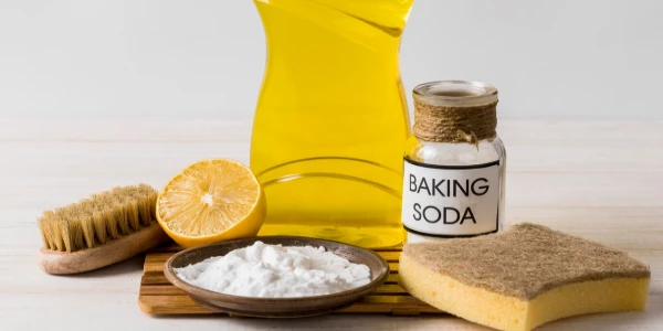 Using baking soda for organic cleaning house products