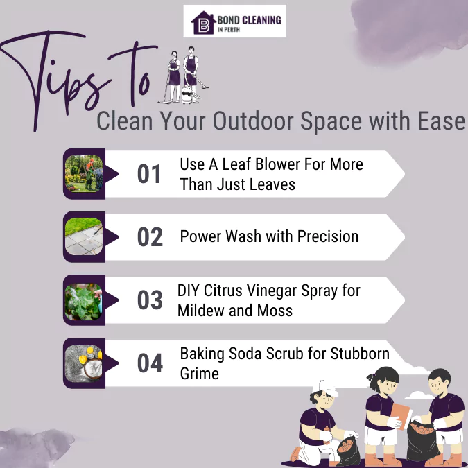 tips on how to clean outdoor spaces perfectly