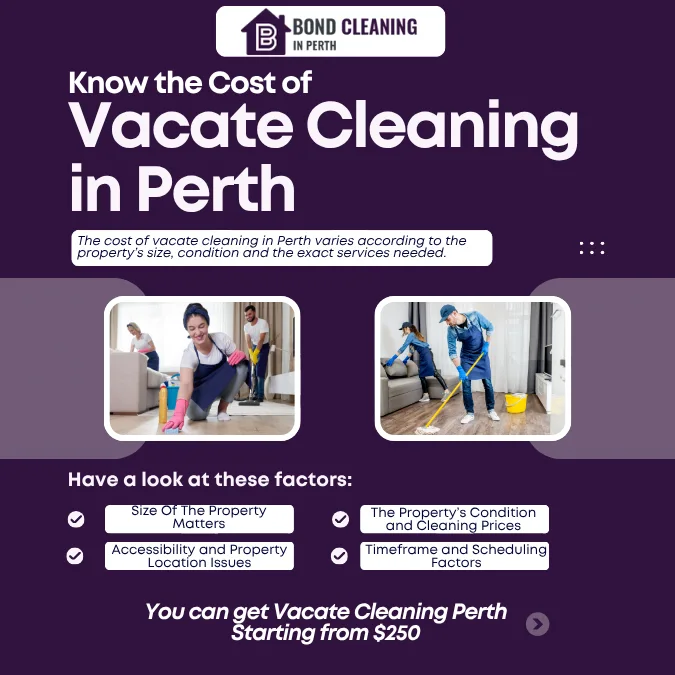 Cost of Vacate Cleaning in Perth
