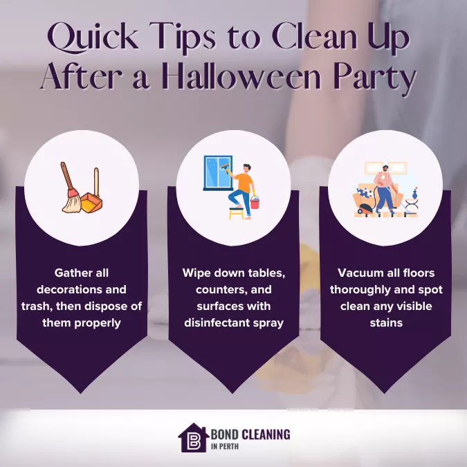 Quick Tips to Clean Up After a Halloween Party